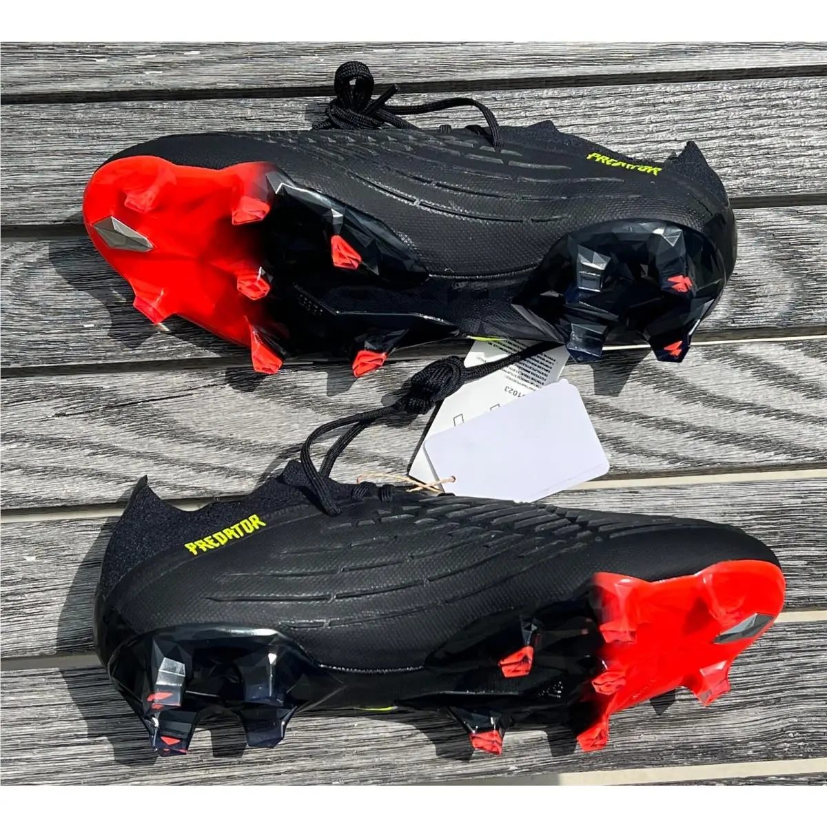 Adidas shoes - Adidas Predator Edge - Predator Edge - GW1023 - Core Black / Yellow /Cloud White 14