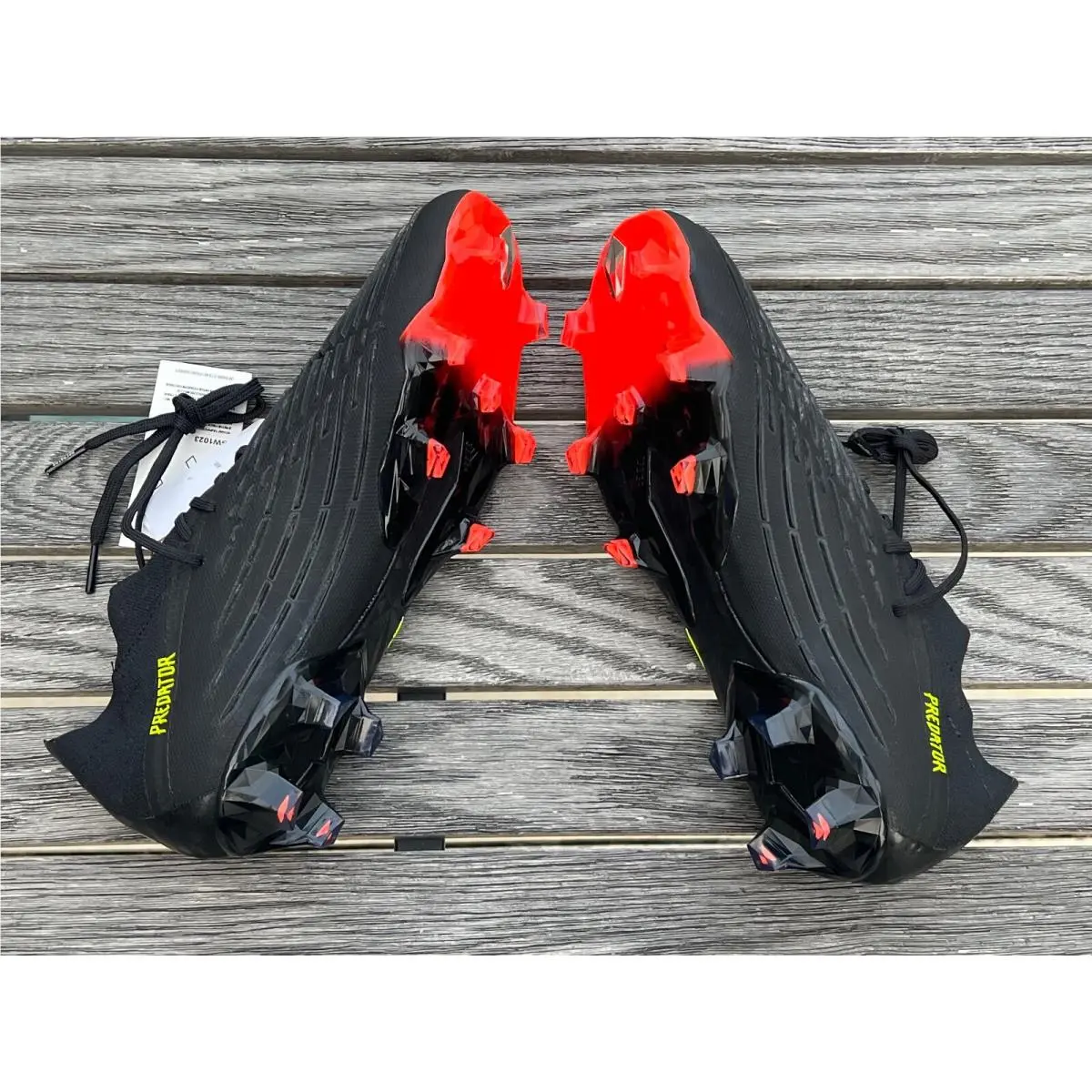 Adidas shoes - Adidas Predator Edge - Predator Edge - GW1023 - Core Black / Yellow /Cloud White 7