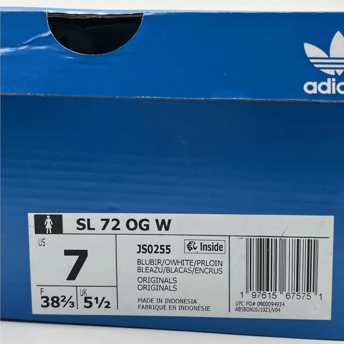 Adidas shoes - adidas SL 72 - JS0255 - Bluebird/White/Ink 5