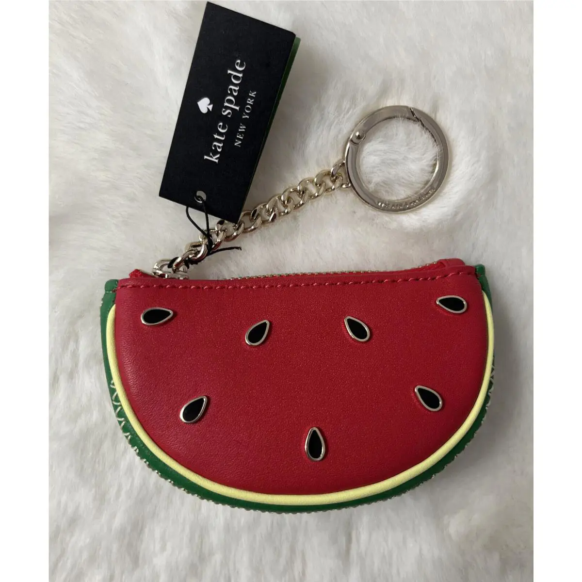 Kate Spade Slice Watermelon Coin Purse Novelty Multicolor