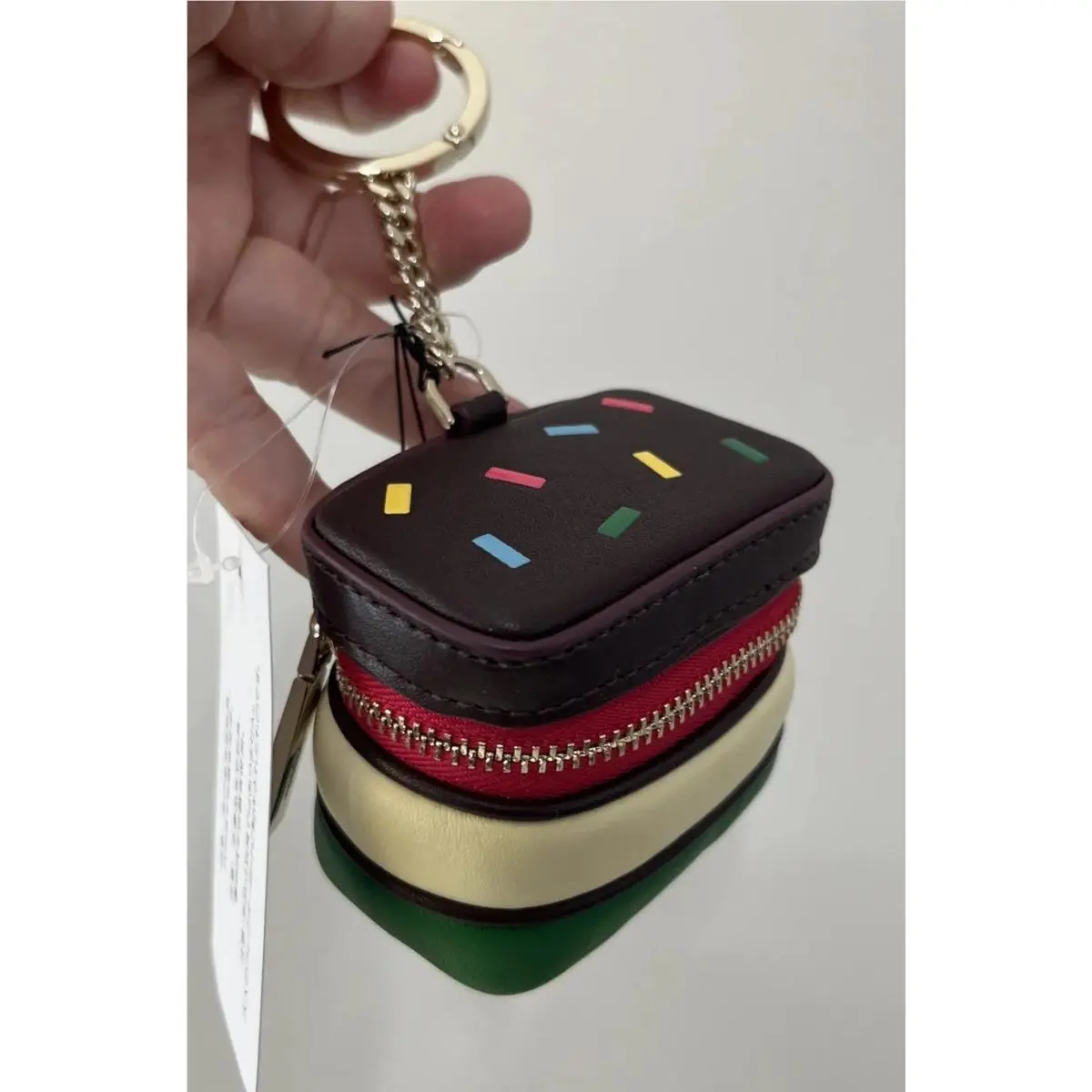 Kate Spade Dolci 3D Rainbow Cookie Coin Purse Novelty Collector Item