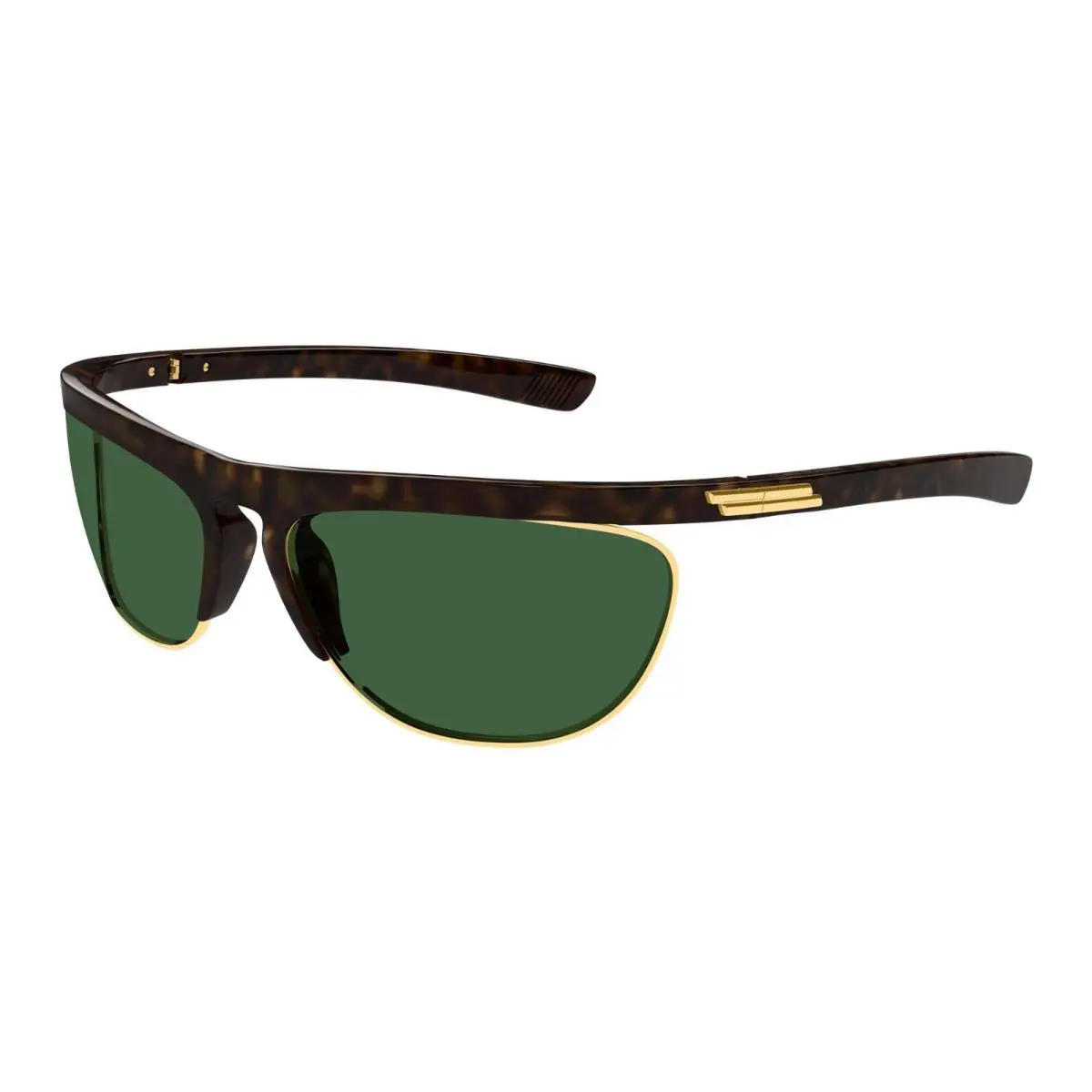 Bottega Veneta BV1348S Shiny Dark Havana/green 002 Sunglasses
