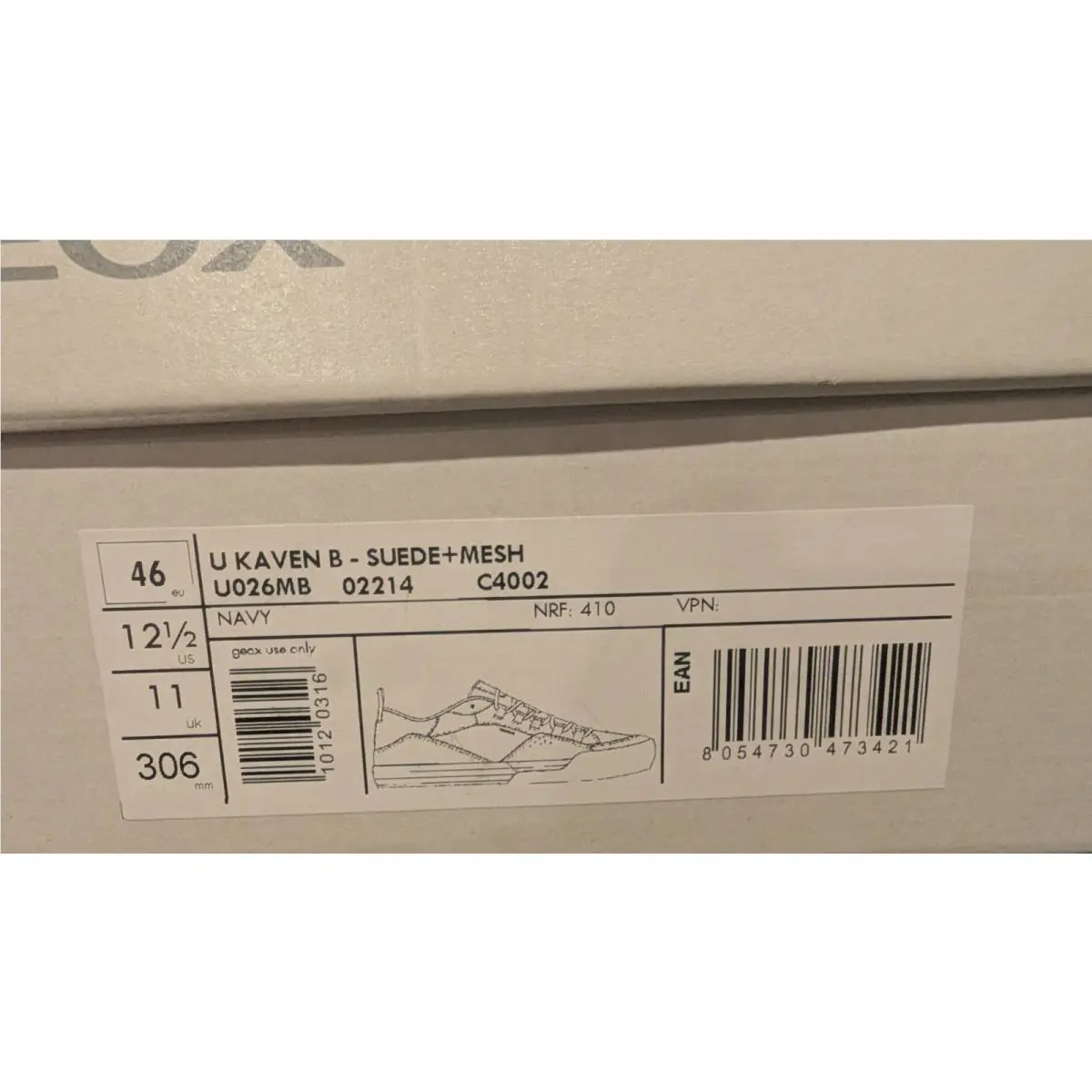 Geox shoes - Navy (UPC: 0000200144832) 4