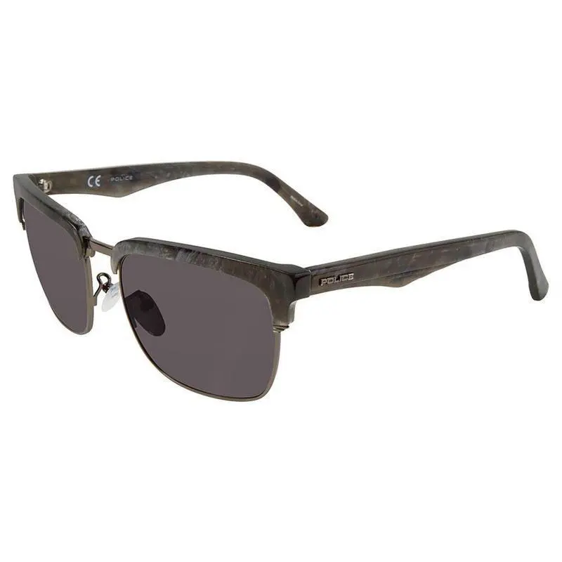 Police Sunglasses Spl354-J31M Blackbird Gray Metal 55-18-140