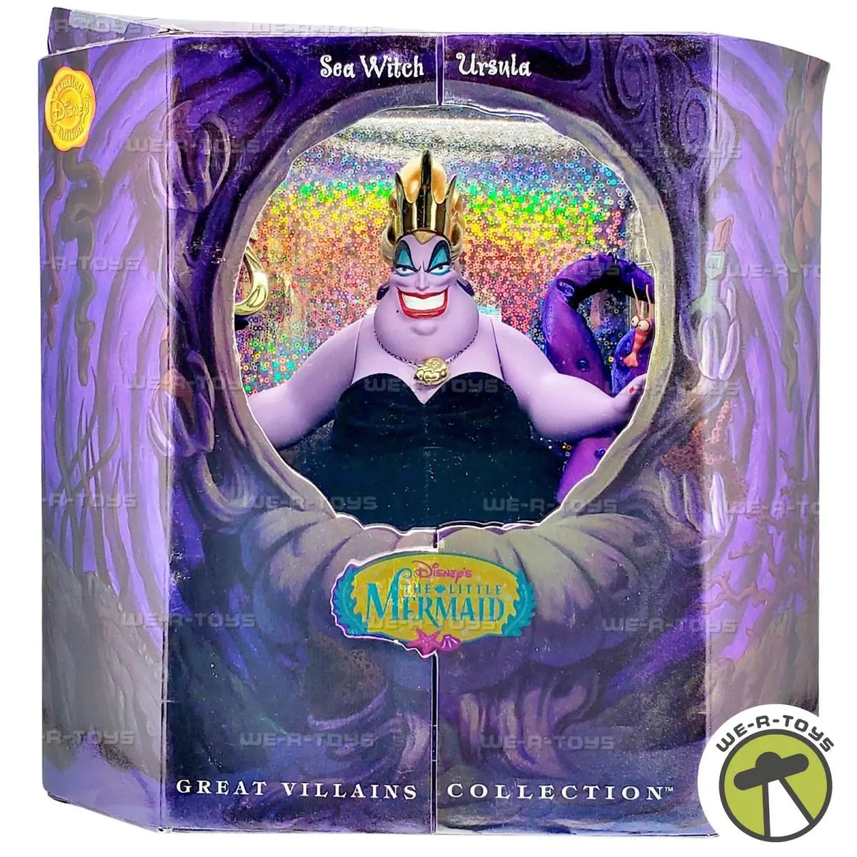 Disney`s The Little Mermaid Sea Witch Ursula Doll 1997 Mattel 17575