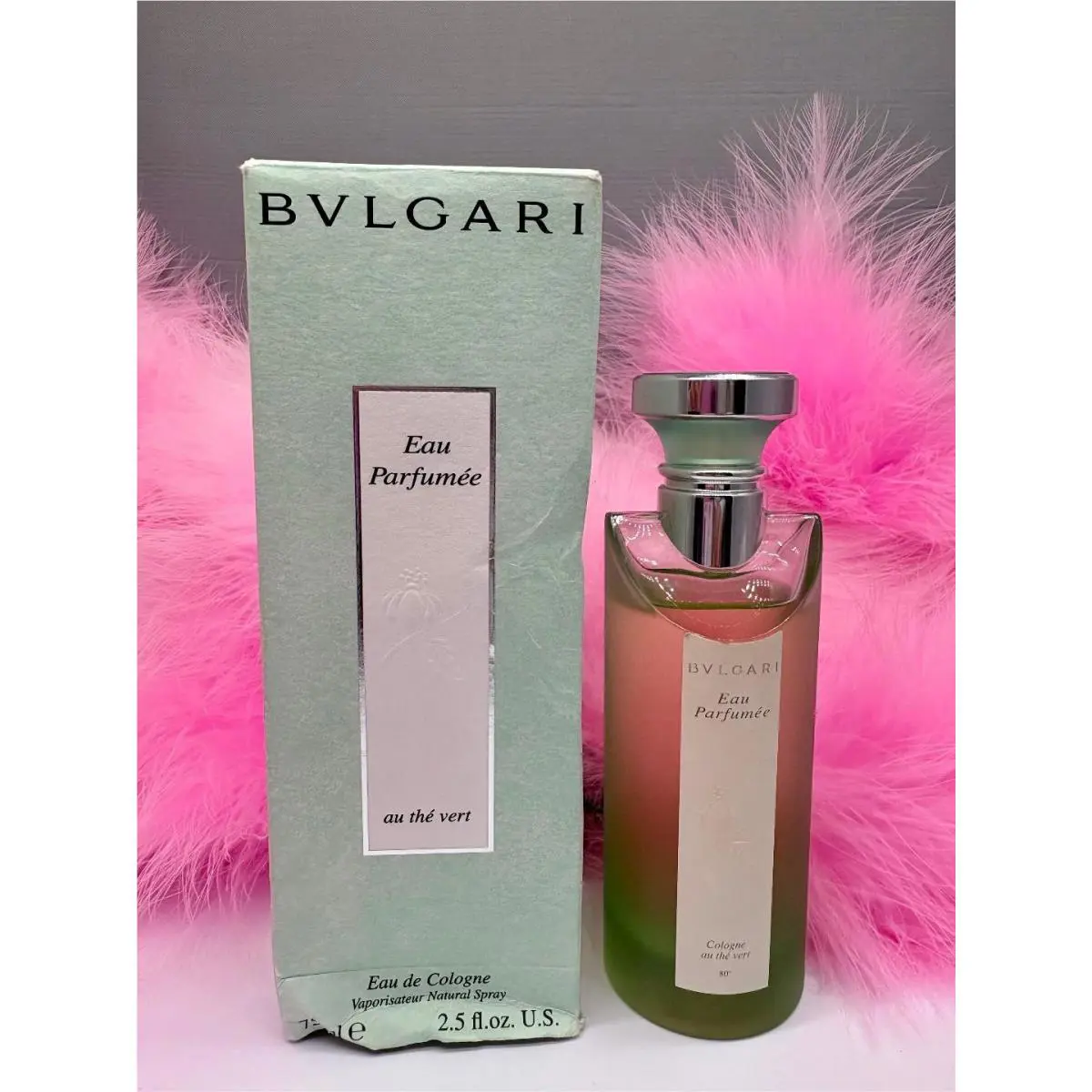 Bvlgari Eau Parfumee Au The Vert 2.5oz Women`s Eau de Cologne Splash