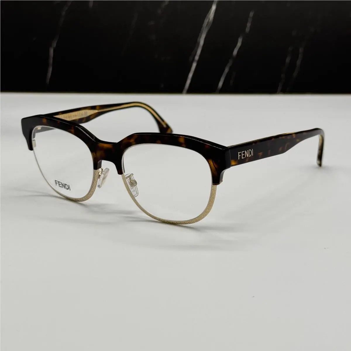 Fendi FE50068U 052 Havana Women Eyeglasses Fendi