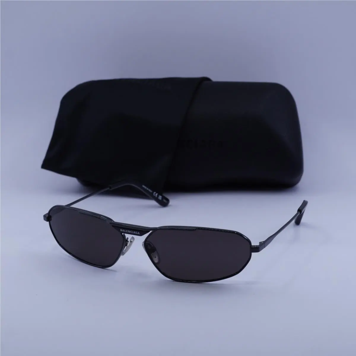 Balenciaga BB0245S 001 Grey/grey 64-15-135 Sunglasses
