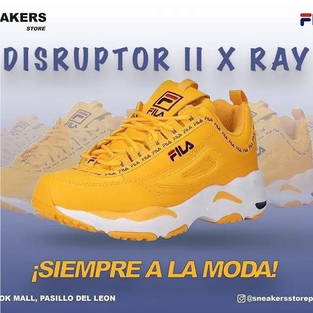Fila shoes - FILA Disruptor II - Disruptor - YELLOW 4