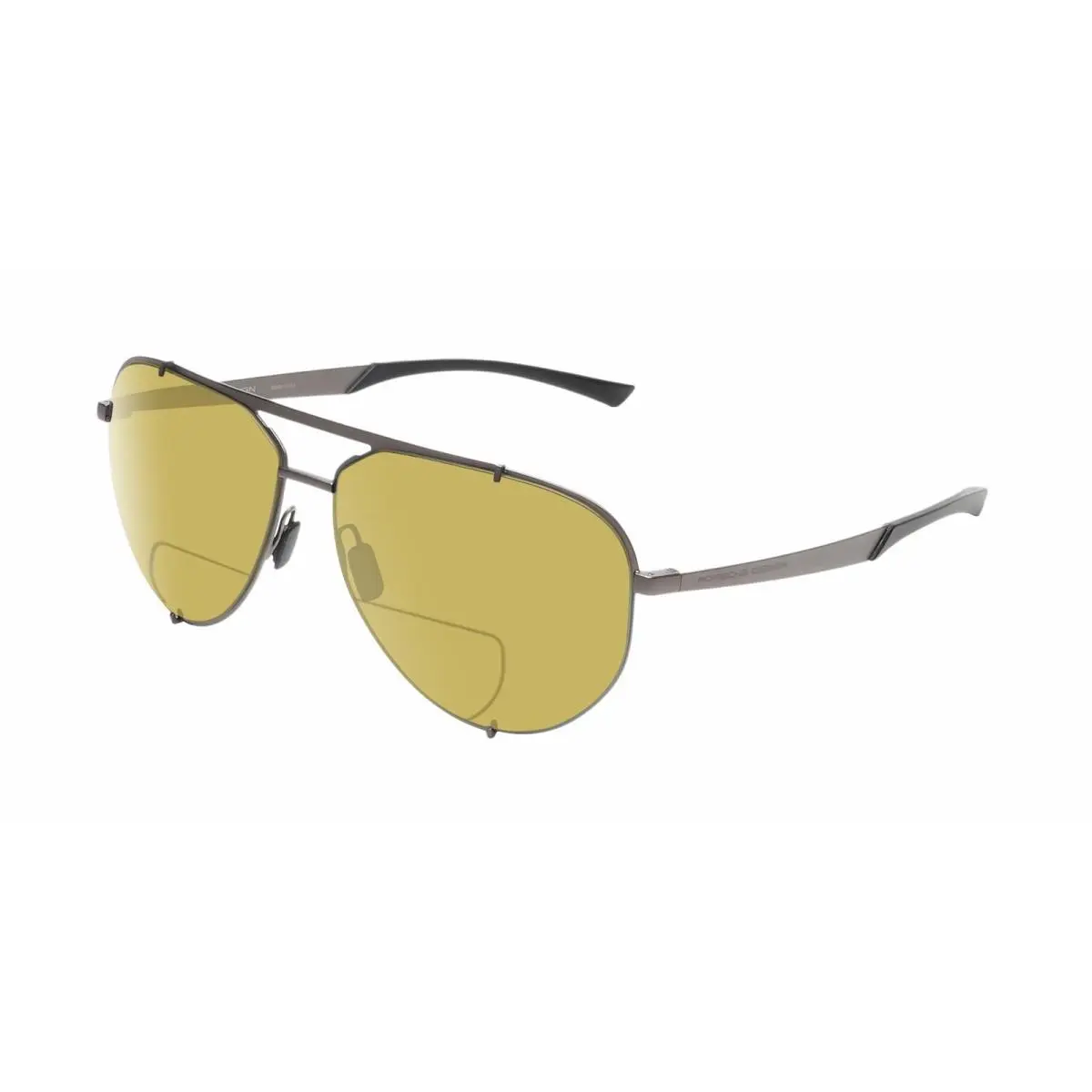 Design P8920 Unisex Polarized Bifocal Sunglasses Gunmetal 63mm 41 Option Yellow by Porsche