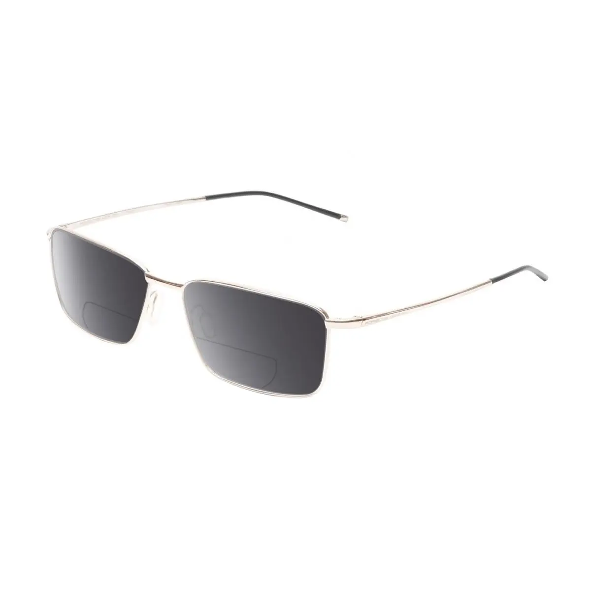 Design P8364 Unisex Polarized Bifocal Sunglasses Gold Black 55mm 41 Opt Grey by Porsche