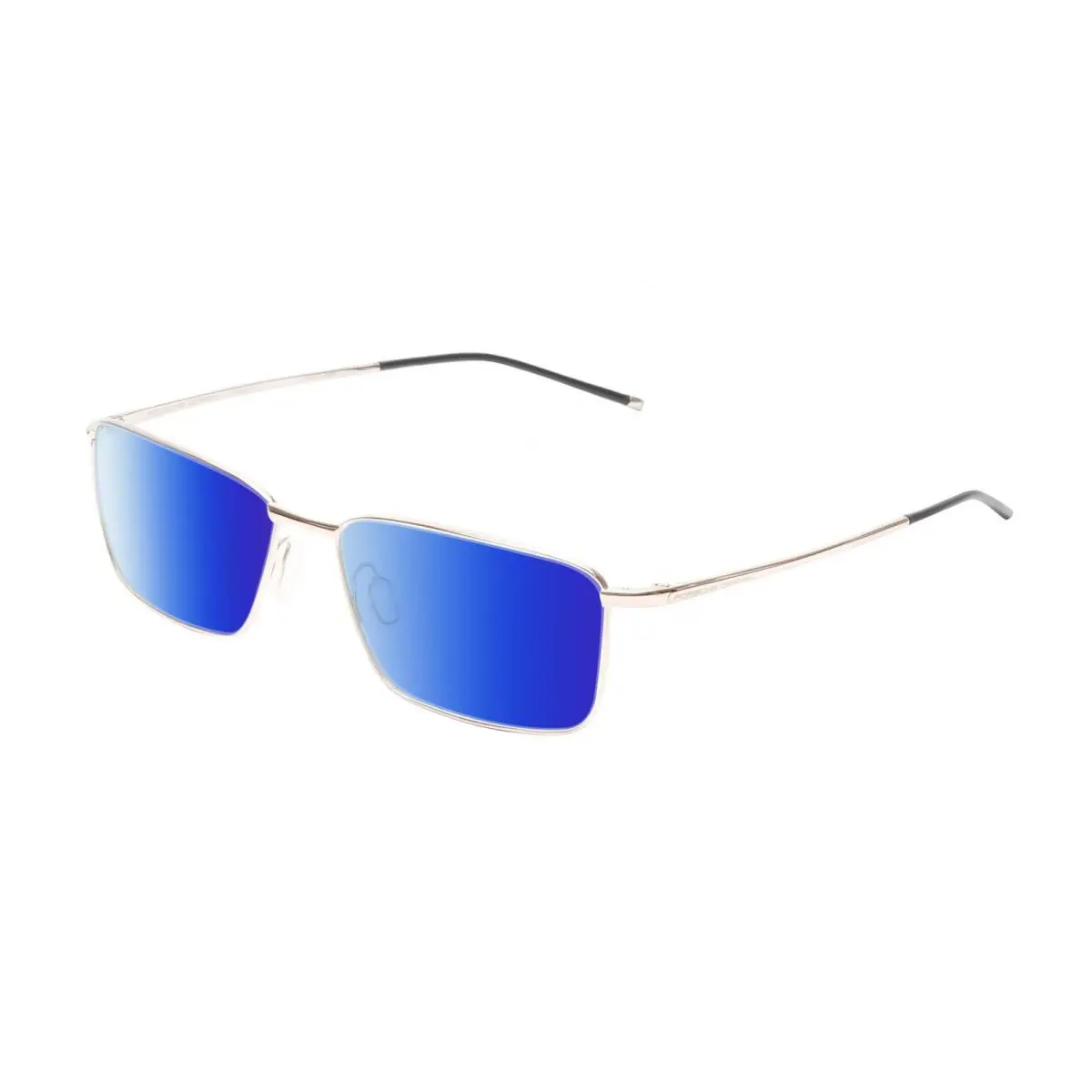Porsche Design P8364 Unisex Designer Polarized Sunglasses Gold Black 55 mm 4 Opt - Frame: Multicolor, Lens: Blue Mirror Polar
