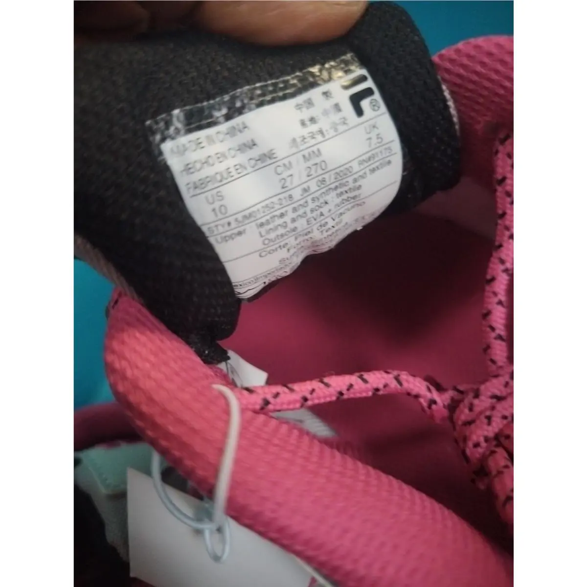 Fila shoes - FILA Disruptor II - Disruptor - 5JM01252218 - Grey, Black, Pink, Beige 5