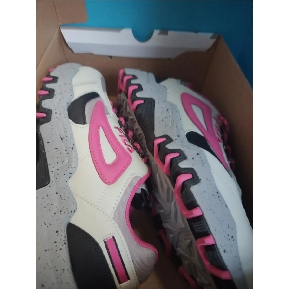 Fila shoes - FILA Disruptor II - Disruptor - 5JM01252218 - Grey, Black, Pink, Beige 7