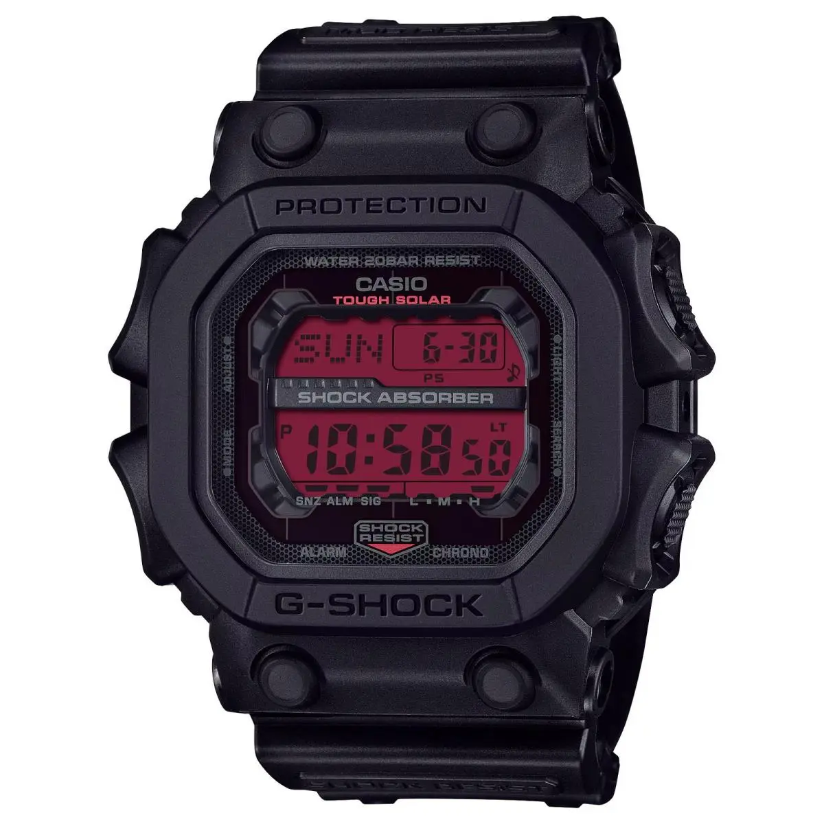 G-shock GX-56 Series Black Resin Watch GX56BBR-1 by Casio