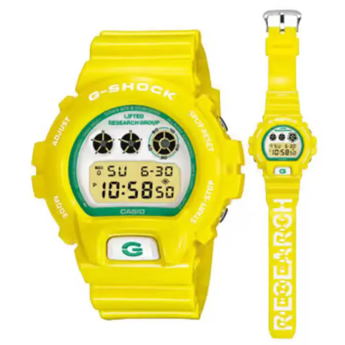 G-shock x Lrg Yellow DW-6900LR-9 Limited Edition by Casio