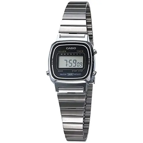 Casio Women`s LA670WA-1 Daily Alarm Digital Watch