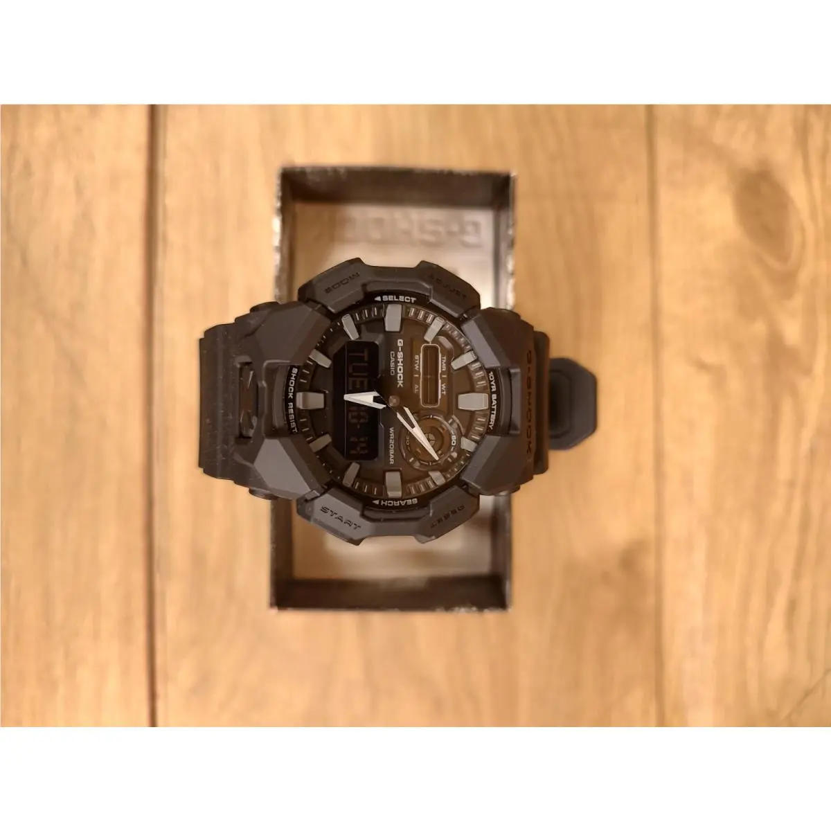 G-shock GA-010-1A1CR 10 Year Battery Ana-digi All Black Men`s Watch by Casio