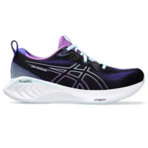 Asics Women`s Gel-cumulus 25 Running Shoes Black/aquamarine - 1012B441-006 Blac