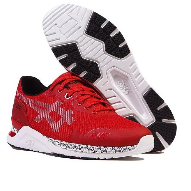 Asics Gel Lyte Evo NT Iii v HN544 2301 Mens Running Shoes Grey/white/black - RED/WHITE/BLACK