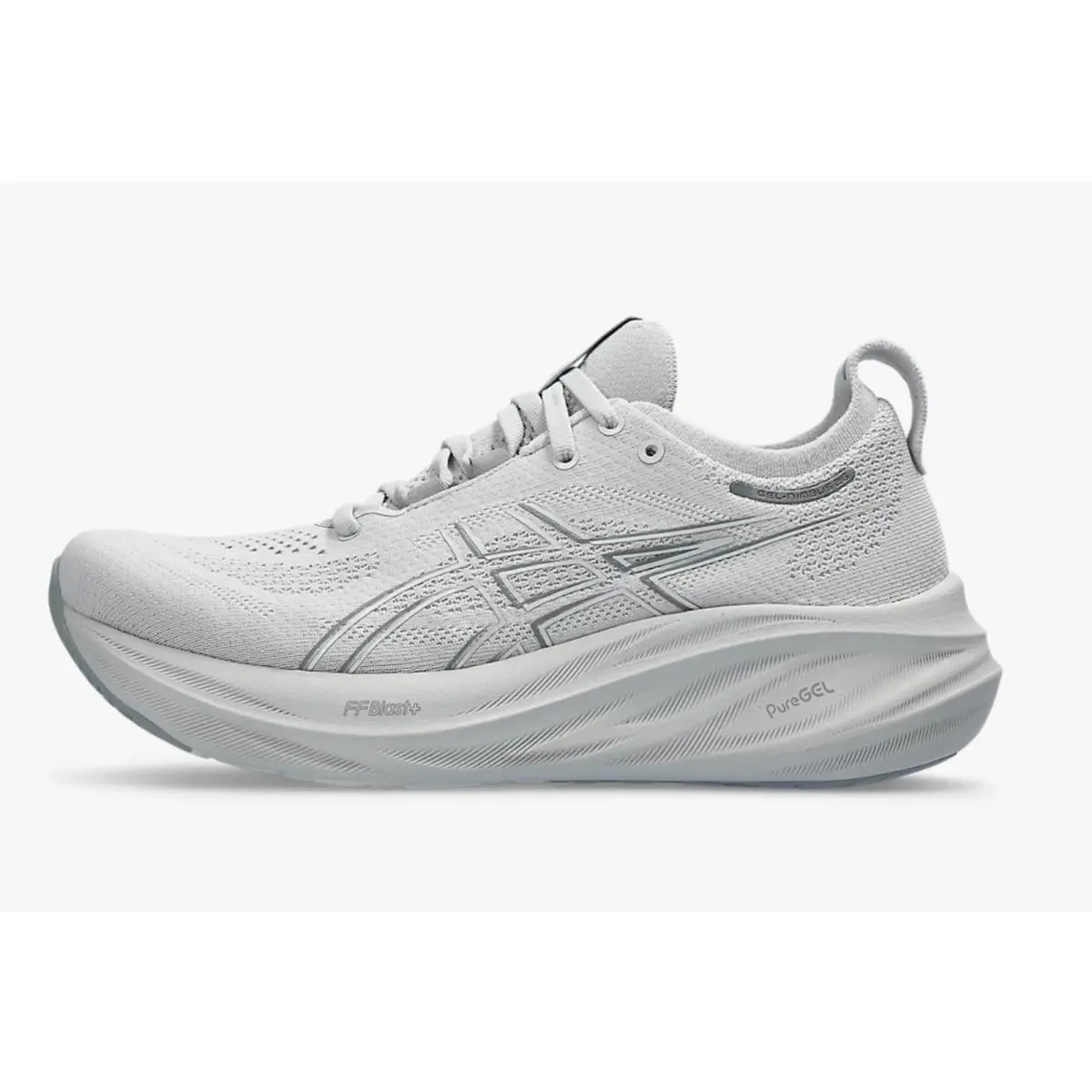 Asics shoes - ASICS Women`s Gel-Nimbus 26 - 1012B601021 - Concrete/Pure Silver 6