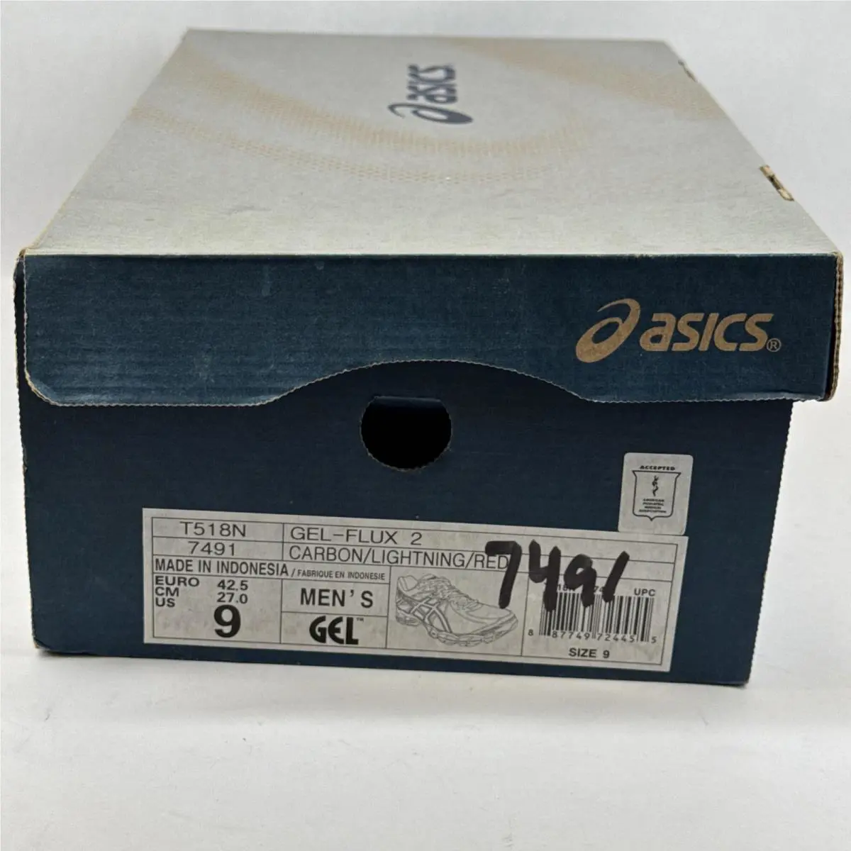 Asics shoes - Asics Gel Flux 2 - Gel Flux - T518N - Gray 8