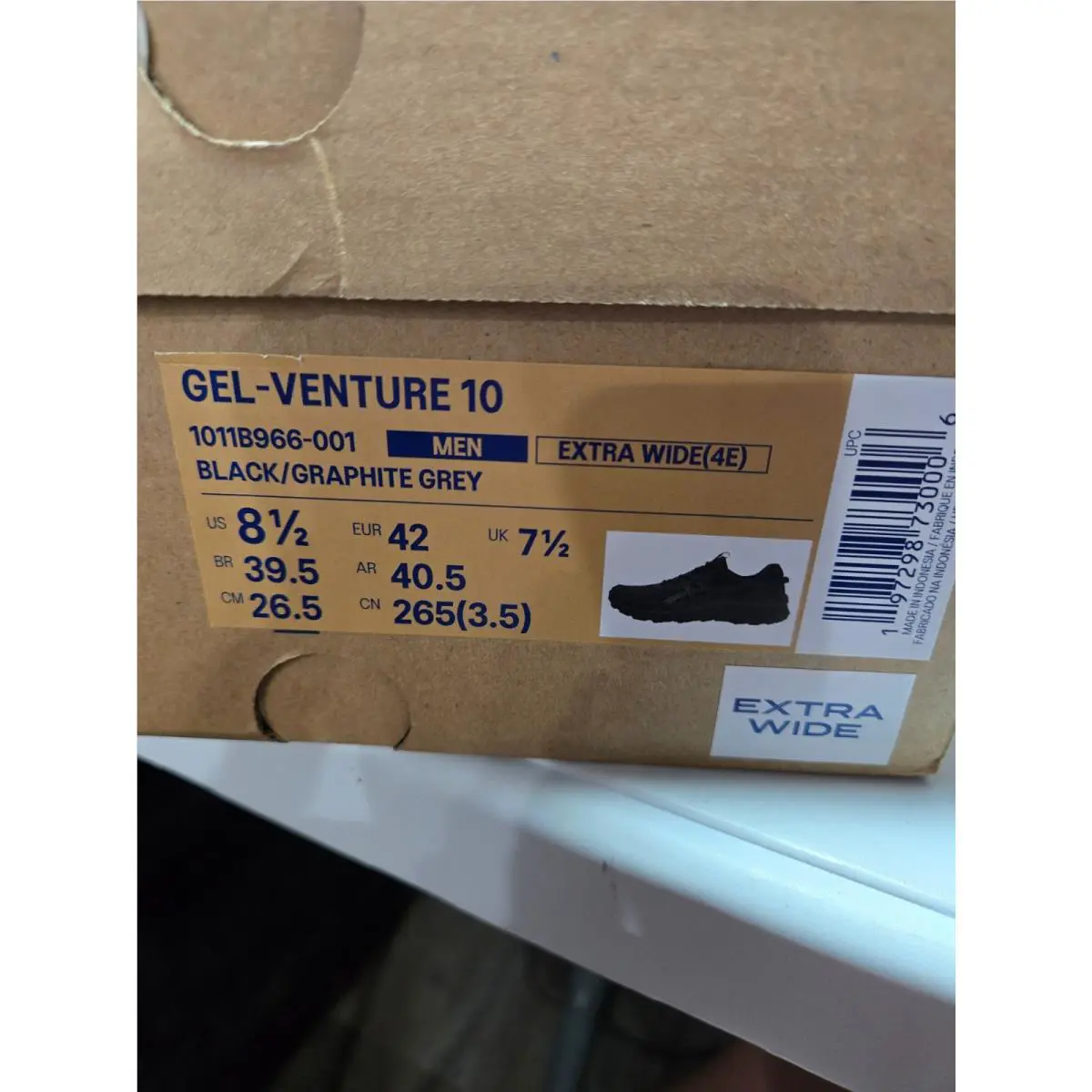 Asics shoes - ASICS Gel Venture - Gel Venture - 1011B966-001 - Gray 6