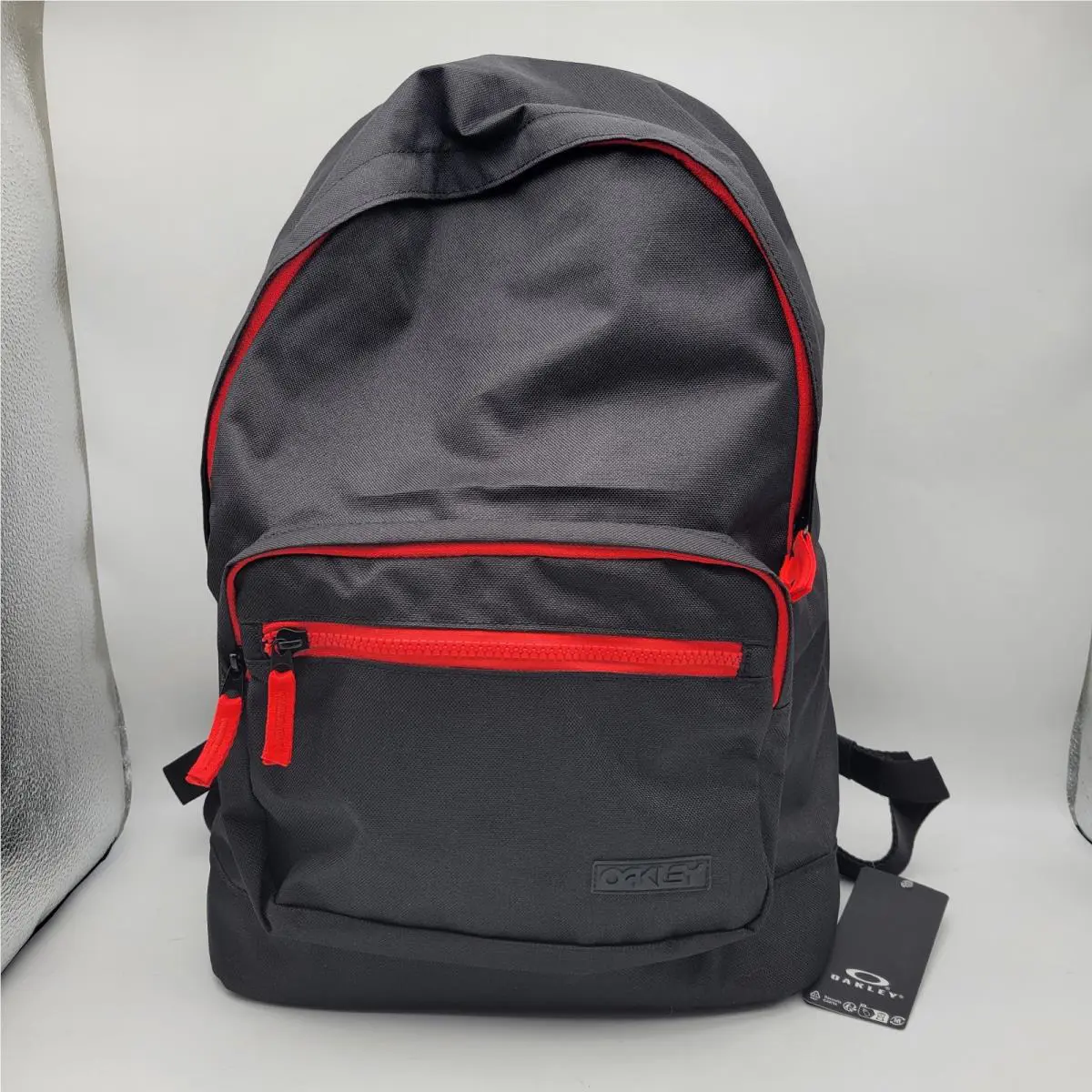 Oakley Red Black Transit Everyday Backpack Bookbag Bts Back to School