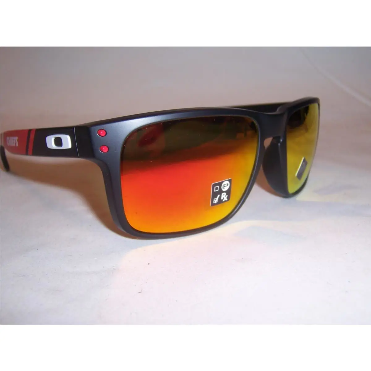 Sunglasses Holbrook OO9102-R7 Matte Black/prizm Ruby 9102 by Oakley