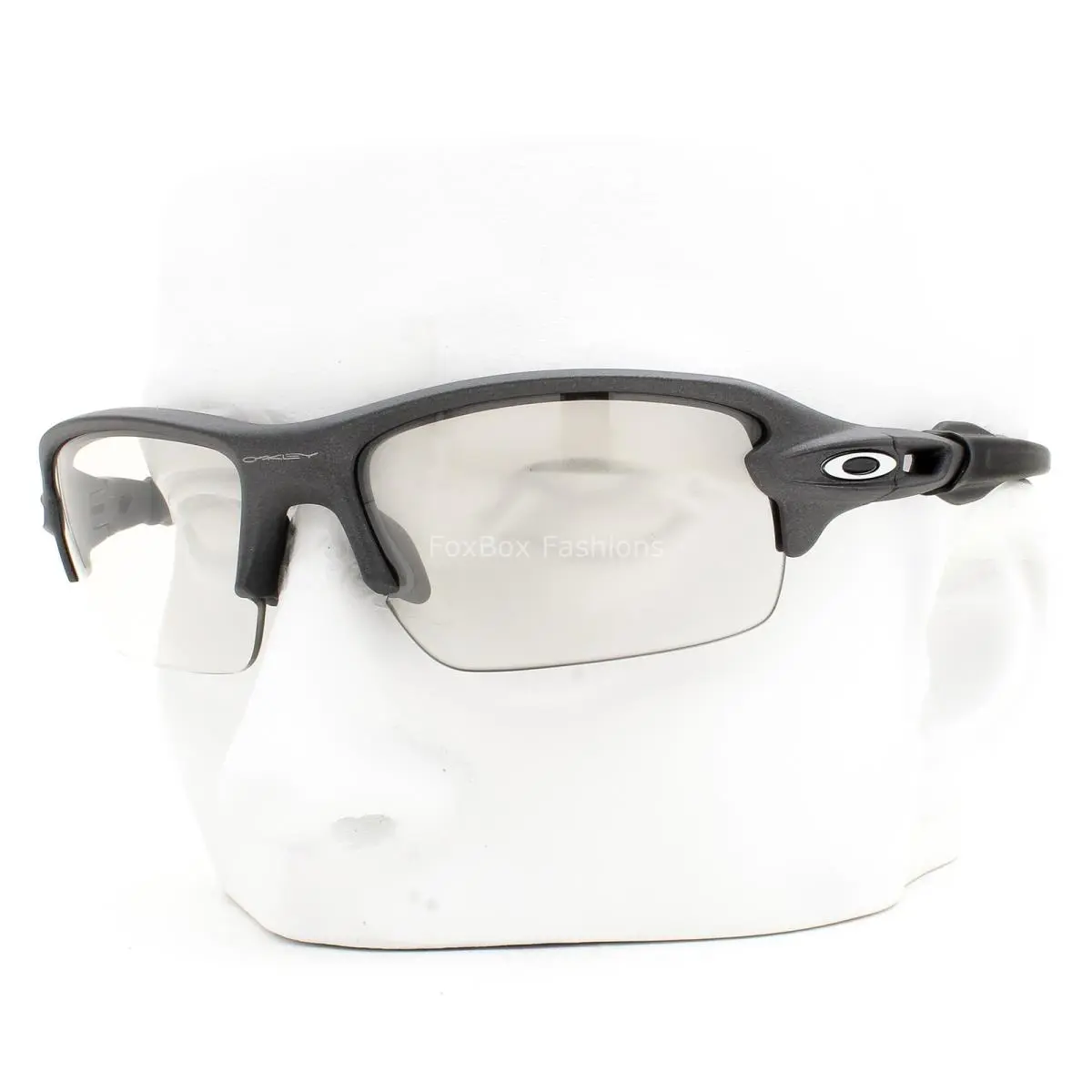 Flak 2.0 S Sunglasses OO9511-0759 Steel Photochromic Clear Black W/case by Oakley