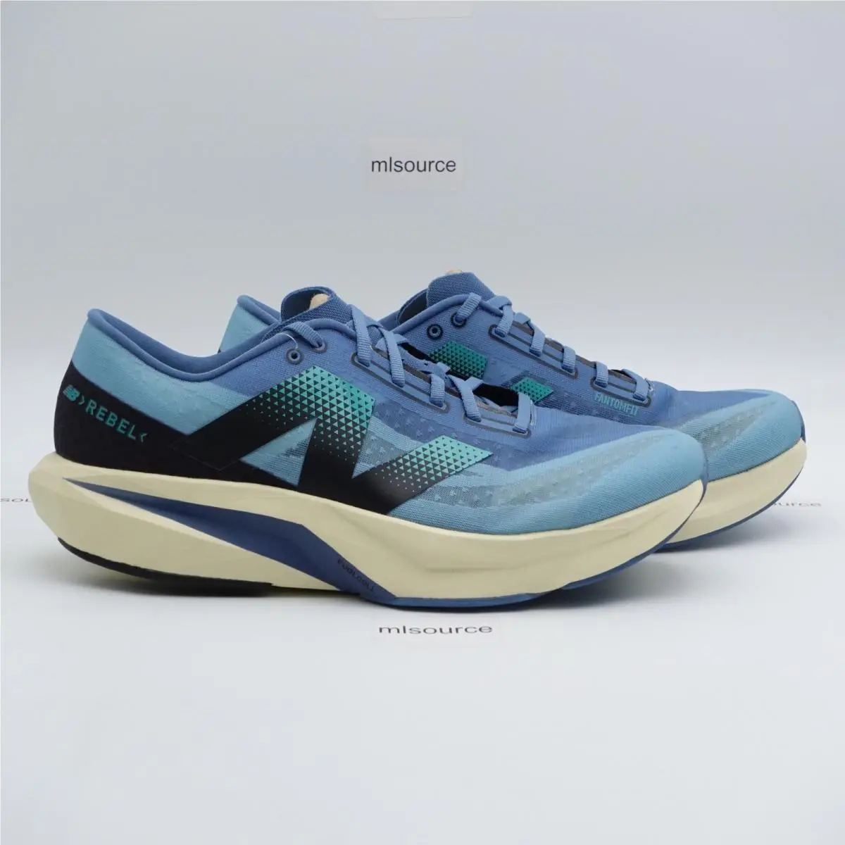New Balance shoes - New Balance FuelCell Rebel v4 - MFCXCH4 - Blue, Manufacturer: Heron Blue/Chrome Blue/Black (UPC: 197966390969) 1