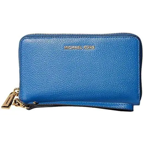 Kors Jet Set Multifunction Vintage Blue Phone Case Wallet L3418