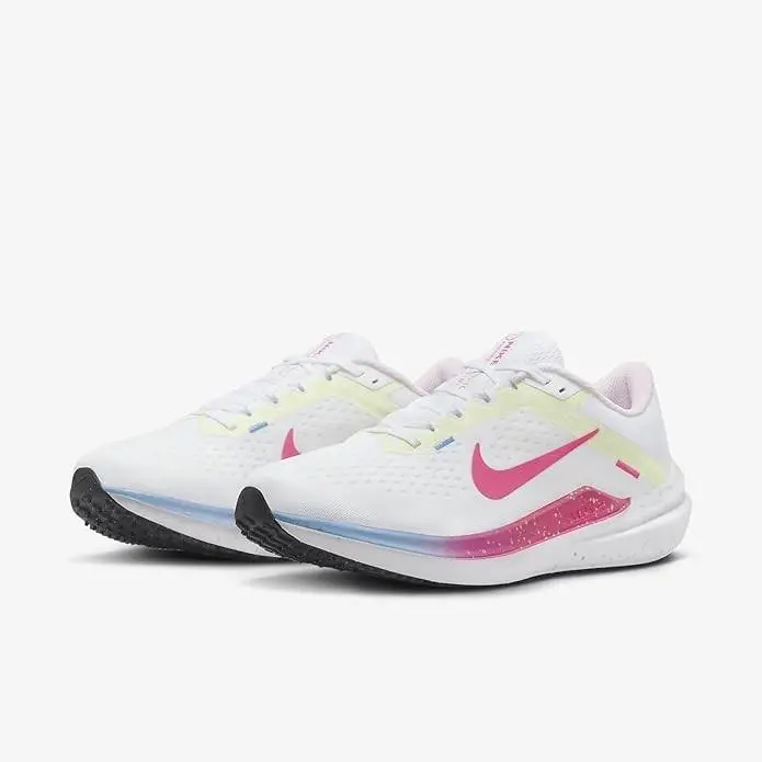 Nike shoes - Nike Air Winflo 10 - Air Winflo - FZ3973-100 - WHITE/HYPHER PINK BARELY VOLT 1