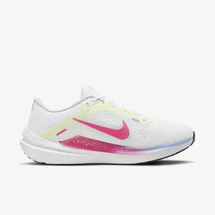 Nike shoes - Nike Air Winflo 10 - Air Winflo - FZ3973-100 - WHITE/HYPHER PINK BARELY VOLT 4