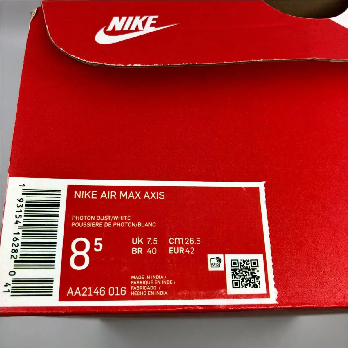 Nike shoes - Nike Air Max Axis - Air Max Axis - AA2146016 - White 5