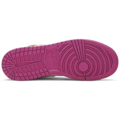 Nike shoes - retro 1 Mid - retro Mid - DC0500 100 - White/Fuchsia/Orange/Black 3