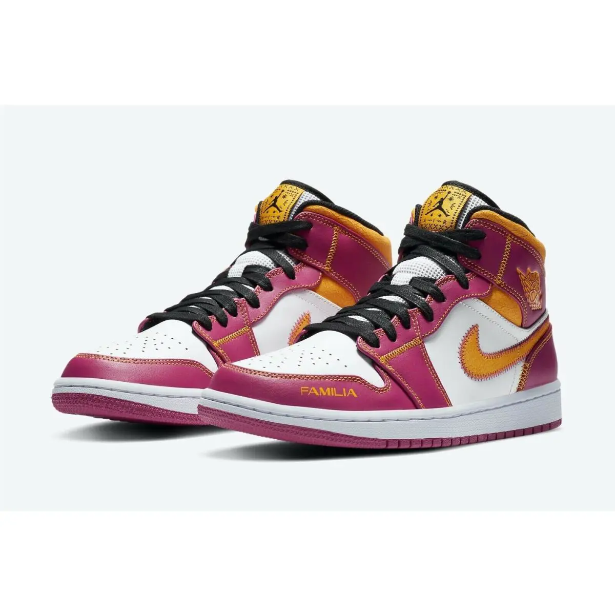 Nike shoes - retro 1 Mid - retro Mid - DC0500 100 - White/Fuchsia/Orange/Black 1