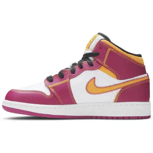 Nike shoes - retro 1 Mid - retro Mid - DC0500 100 - White/Fuchsia/Orange/Black 5