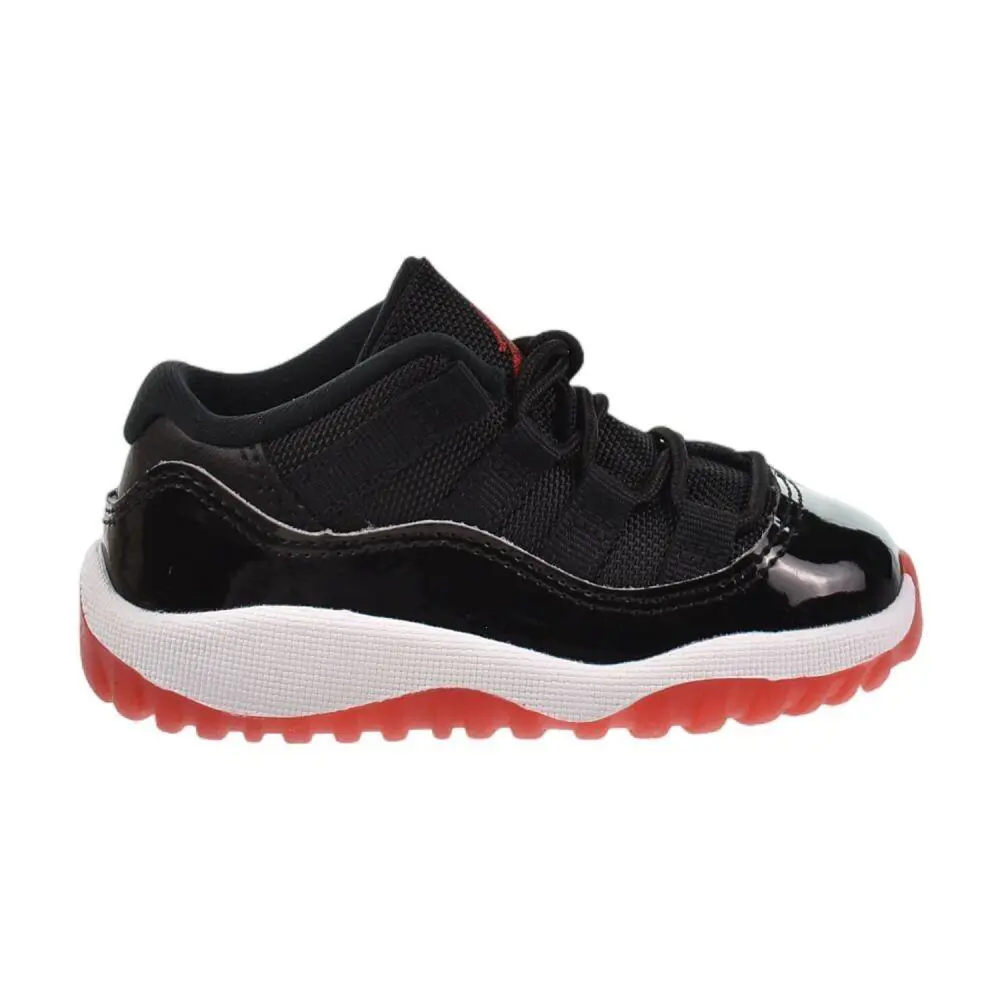 Jordan 11 Retro Low TD `bred` Toddlers` Shoes Black/varsity Red FV5120-006 - Black/Varsity Red-White