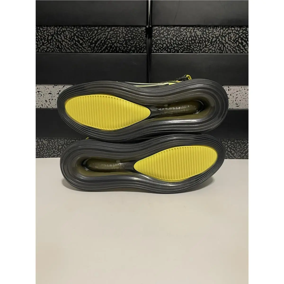 Nike shoes - Nike Air Max 720 Saturn AS QS - BV7786-001 - Black/Dynamic Yellow 3