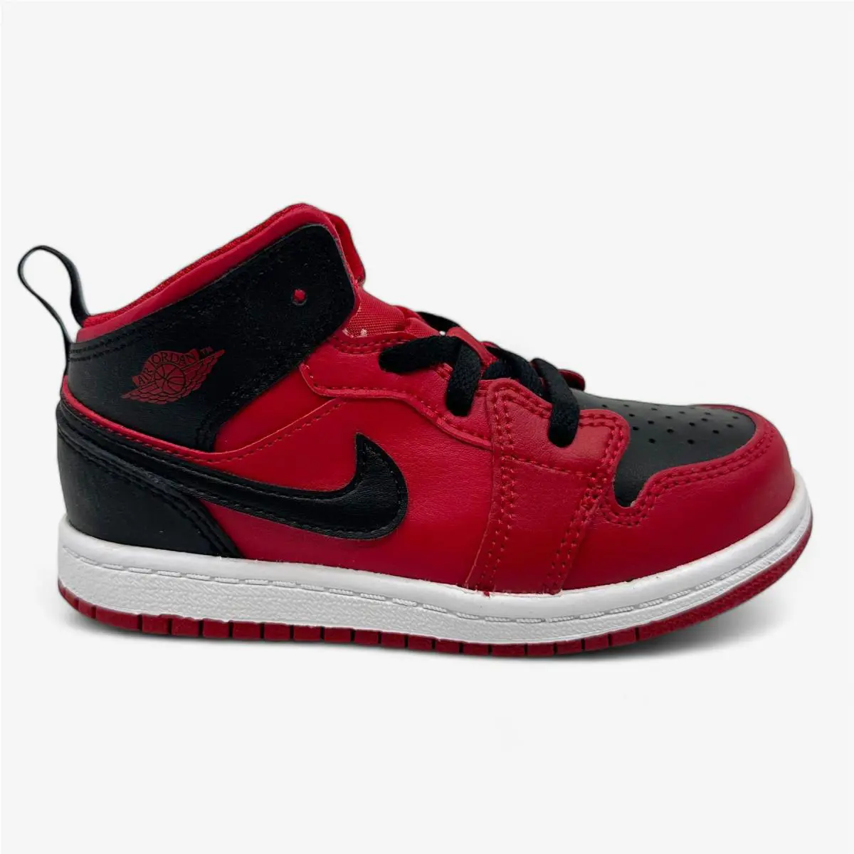 Nike shoes - Air Jordan 1 Mid - Air Mid - 640735 660 - Red, Manufacturer: Gym Red Black White 0