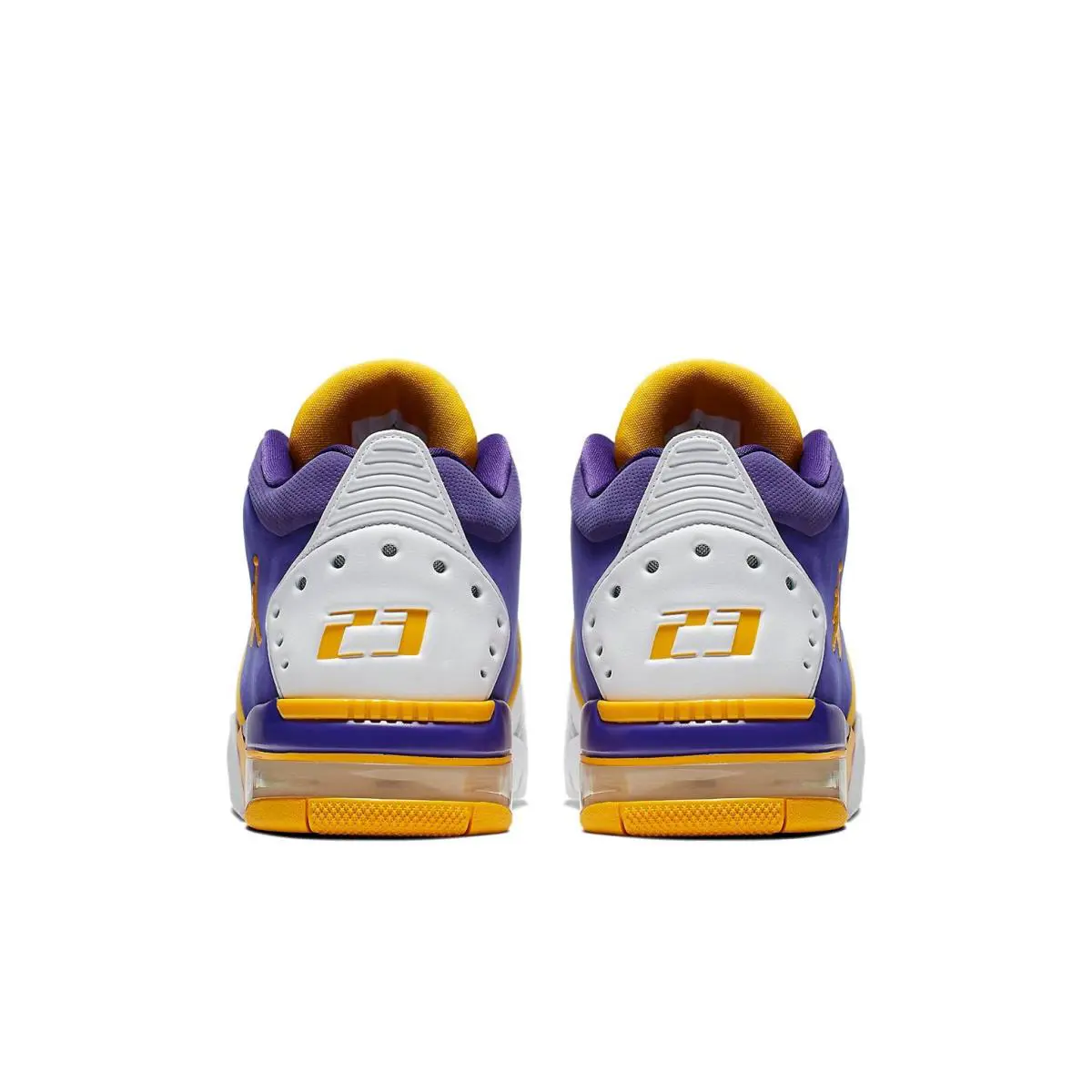 Nike shoes - Jordan Big Fund - Big Fund - BV6273 105 - White, University Gold, Court Purple 2