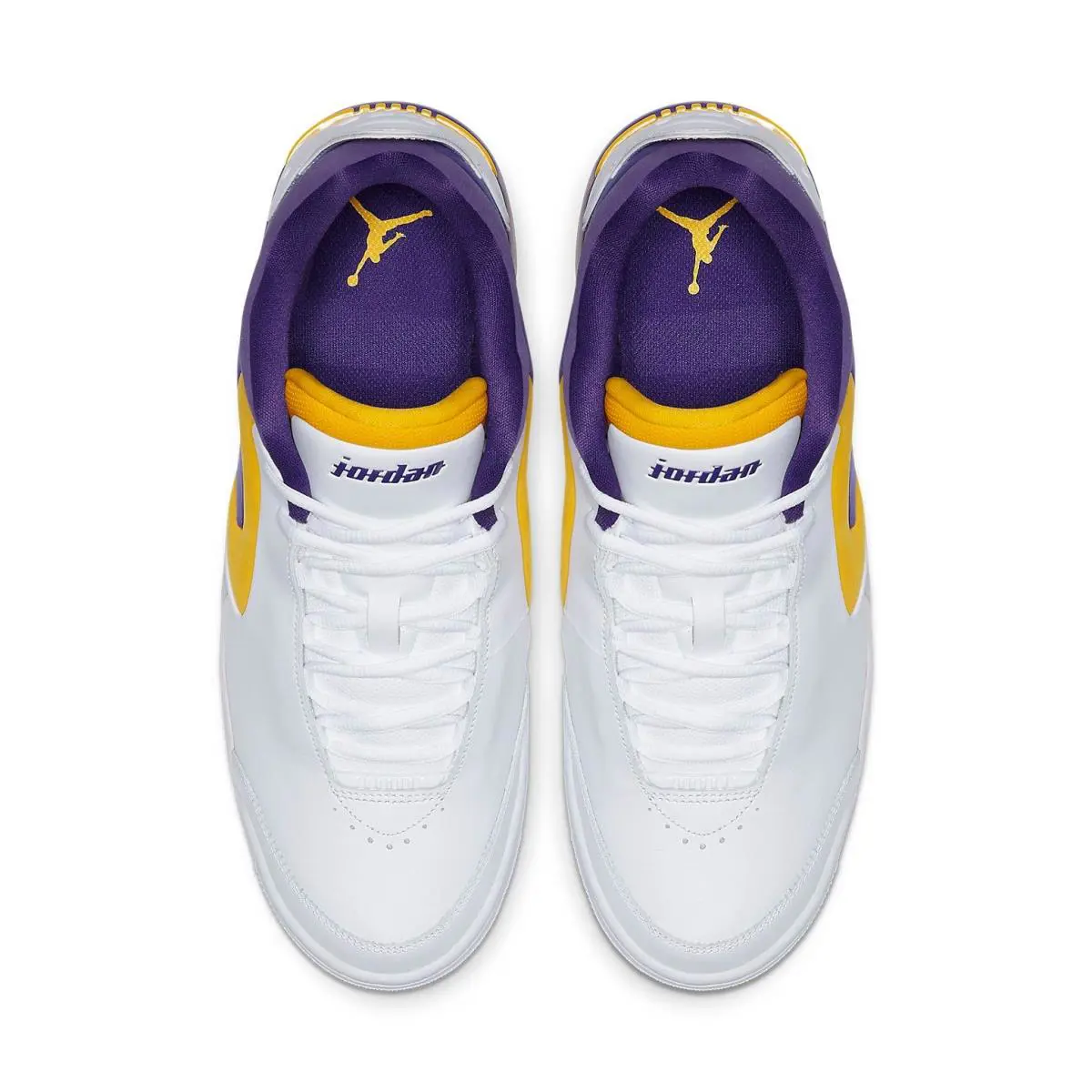 Nike shoes - Jordan Big Fund - Big Fund - BV6273 105 - White, University Gold, Court Purple 3