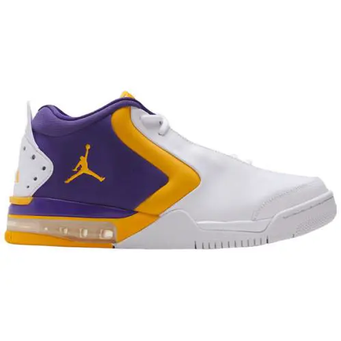 Nike shoes - Jordan Big Fund - Big Fund - BV6273 105 - White, University Gold, Court Purple 4