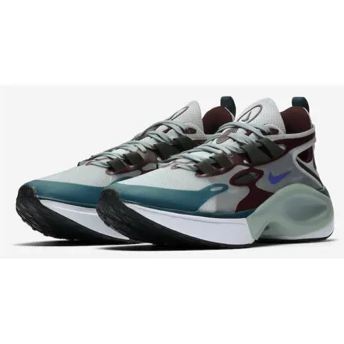 Nike shoes - Signal D/MS/X - Signal - AT5303 003 - Pure Platinum/Rush Violet/Burgundy Teal 1