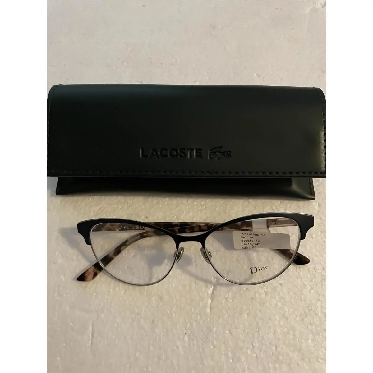 Christian  Montaigne No 51 Cateyes 54/15/145 Eyeglass Frames Italy by Dior