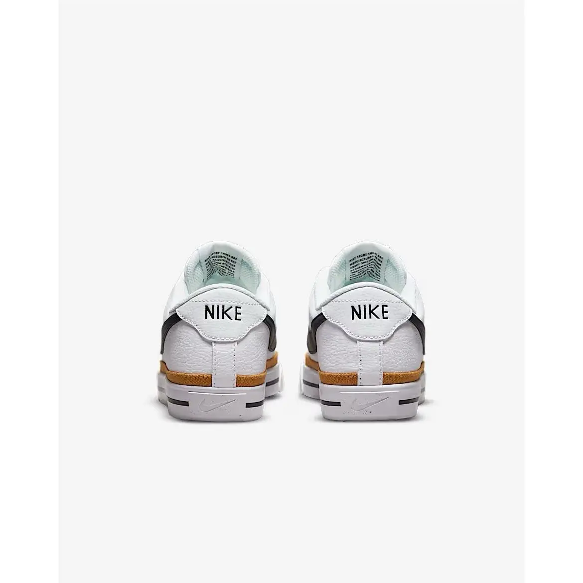 Nike shoes - Nike Court Legacy - Court Legacy - DH3161-100 - White/Desert Ochre/Team Orange/Black 4