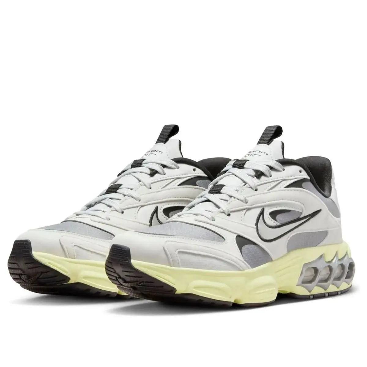 Women Nike Zoom Air Fire Athletic Sneakers Particle Grey Photon Dust DV1129-003 - Particle Grey/Photon Dust/Metallic Silver/Black