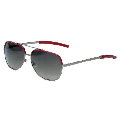 Christian Dior Designer Sunglasses 0165S-OAN in Matte-palladium 58mm - Shiny Palladium Silver, Frame: Silver, Lens: Gray