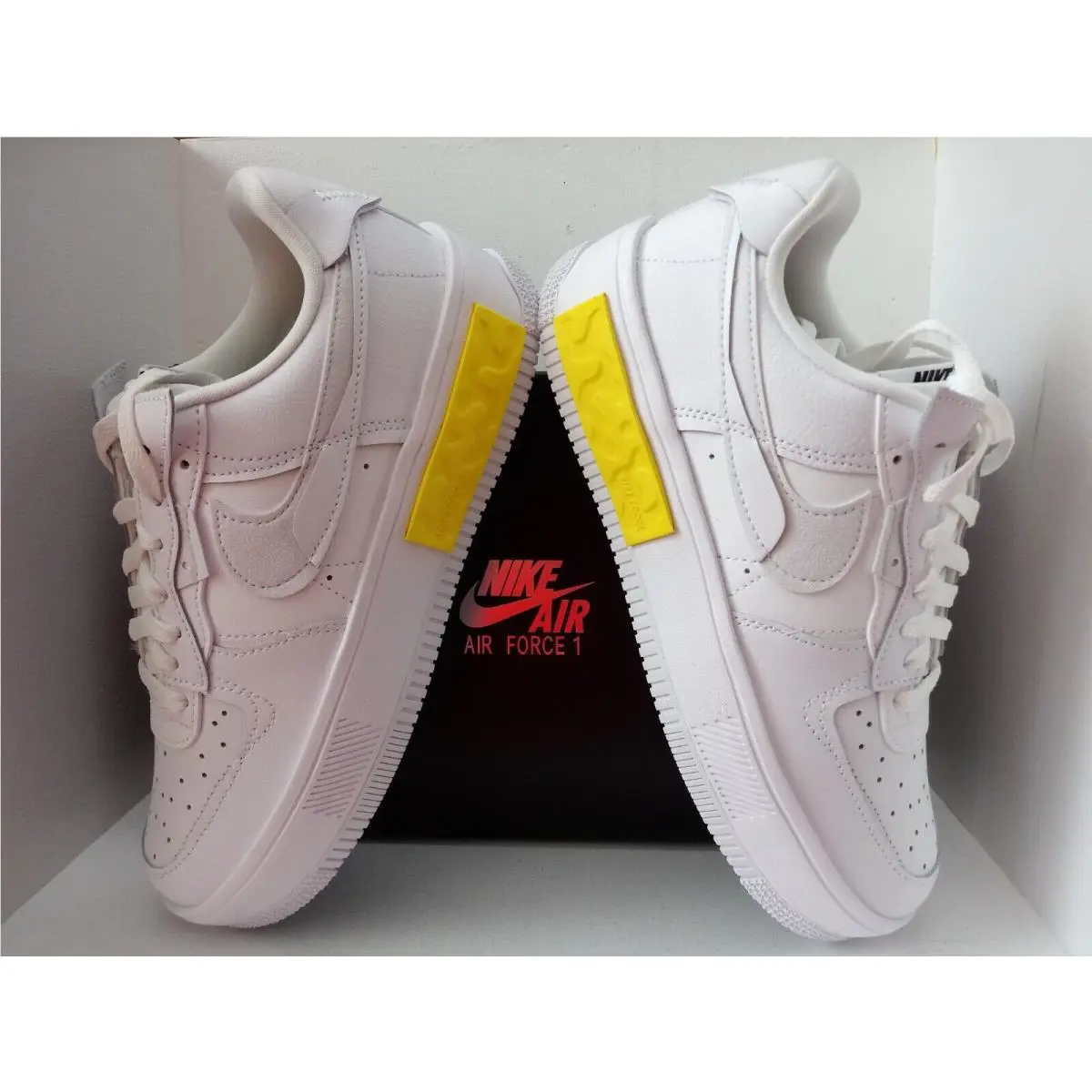 Nike shoes - Nike Air Force 1 Fontanka - DA7024-101 - WHITE/SUMMIT WHITE-PHOTON DUST 4